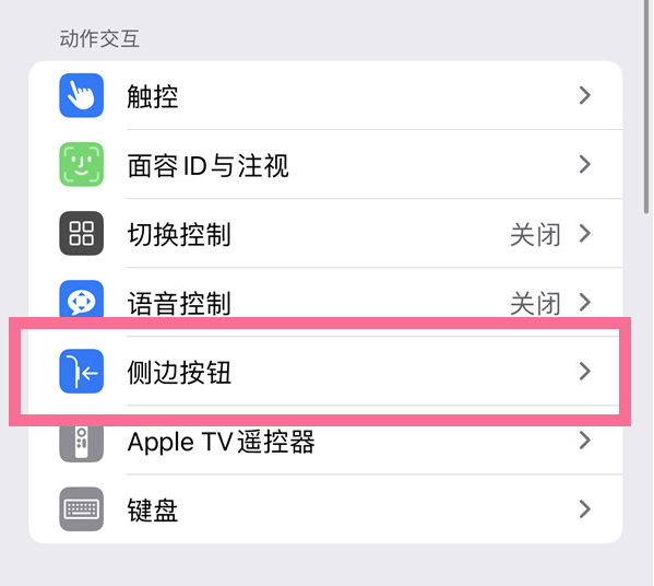 临沭苹果14维修店分享iPhone14 Plus侧键双击下载功能关闭方法 